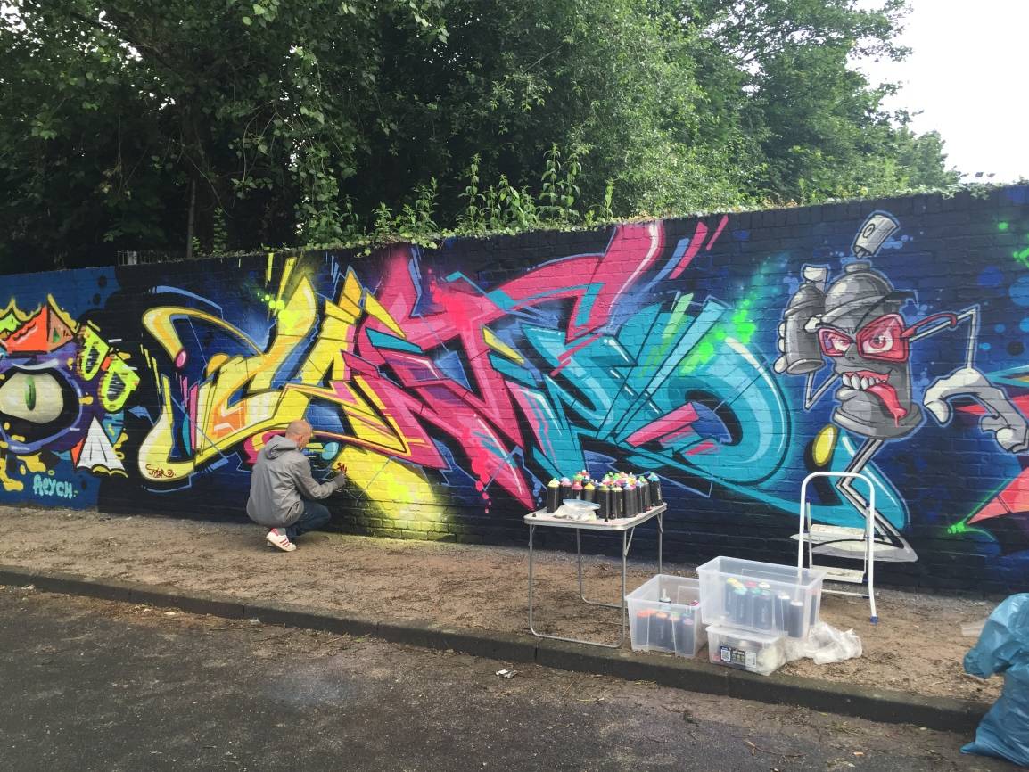 Der Mann ist die deutsche Graffiti-Legende: "CanTwo" heißt eigentlich Fedor Wildhardt.