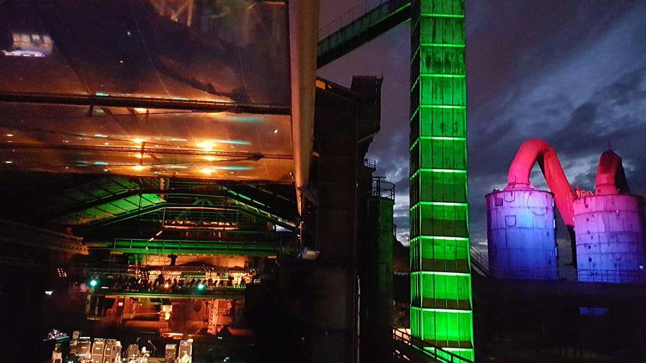 Was für eine Kulisse, was für ein tolles Bild - von André Hesselmann mit dem Handy...