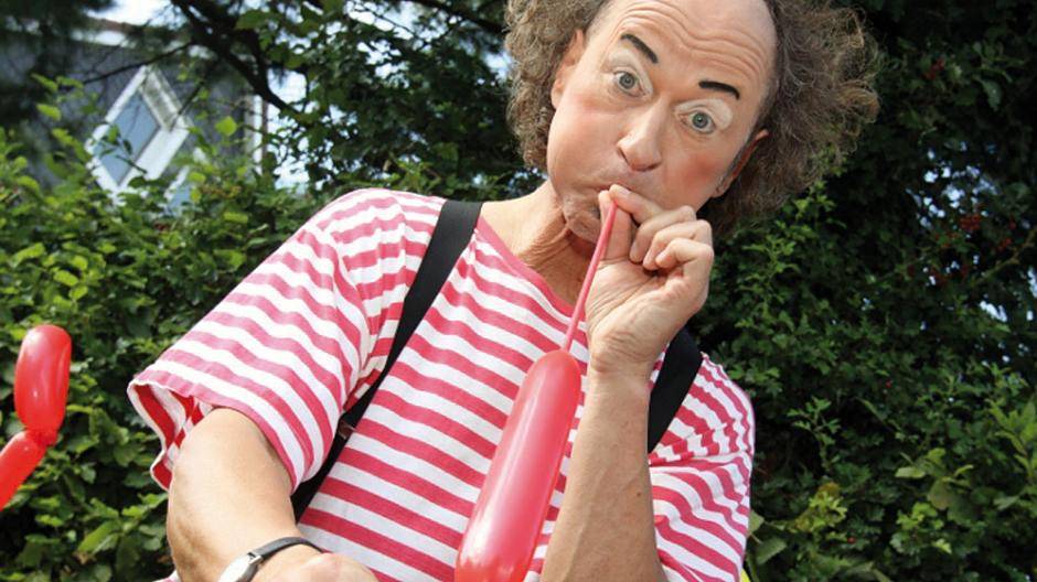 Gute Laune für kleine und große Kinder, fantasievolle Clownerie mit Musik, alberner...