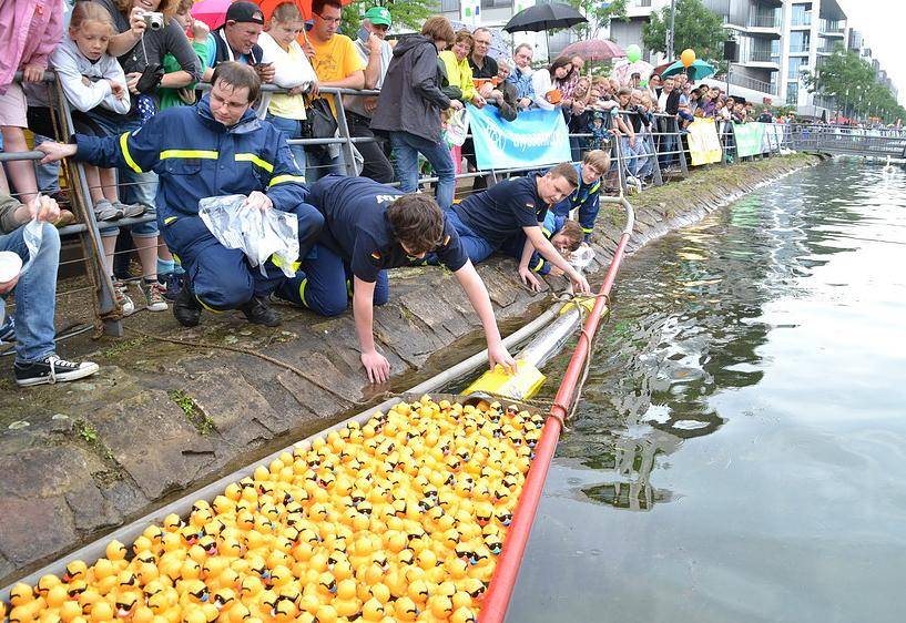 Am Ende musste "Ente" dann als erstes in die...