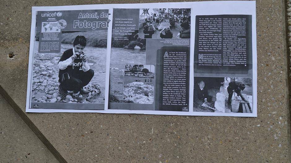 Bei Recherchen stoßen die Schüler auf interessante aber auch schockierende Artikel,...