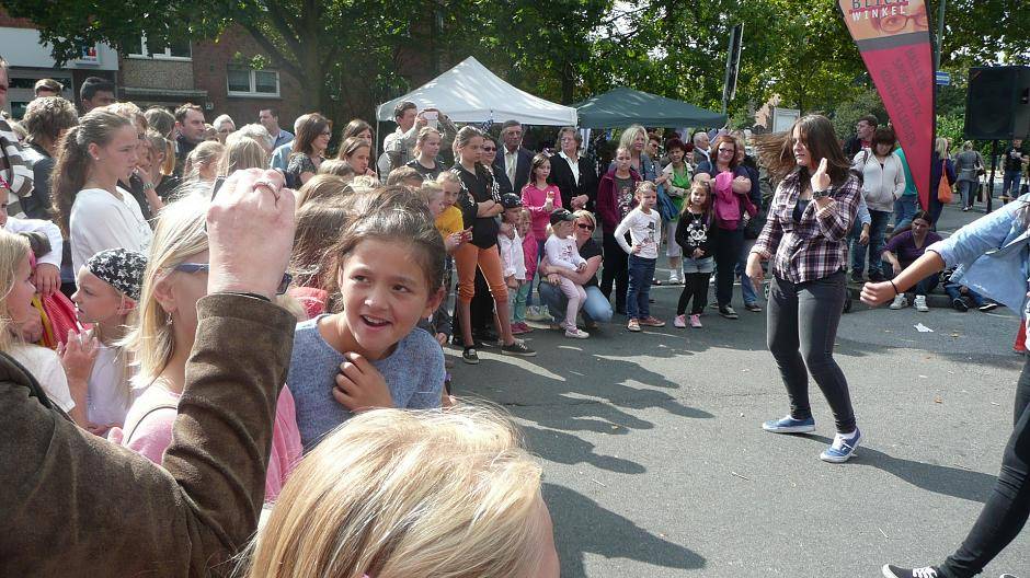 Vor den Bühnen ist immer einiges...