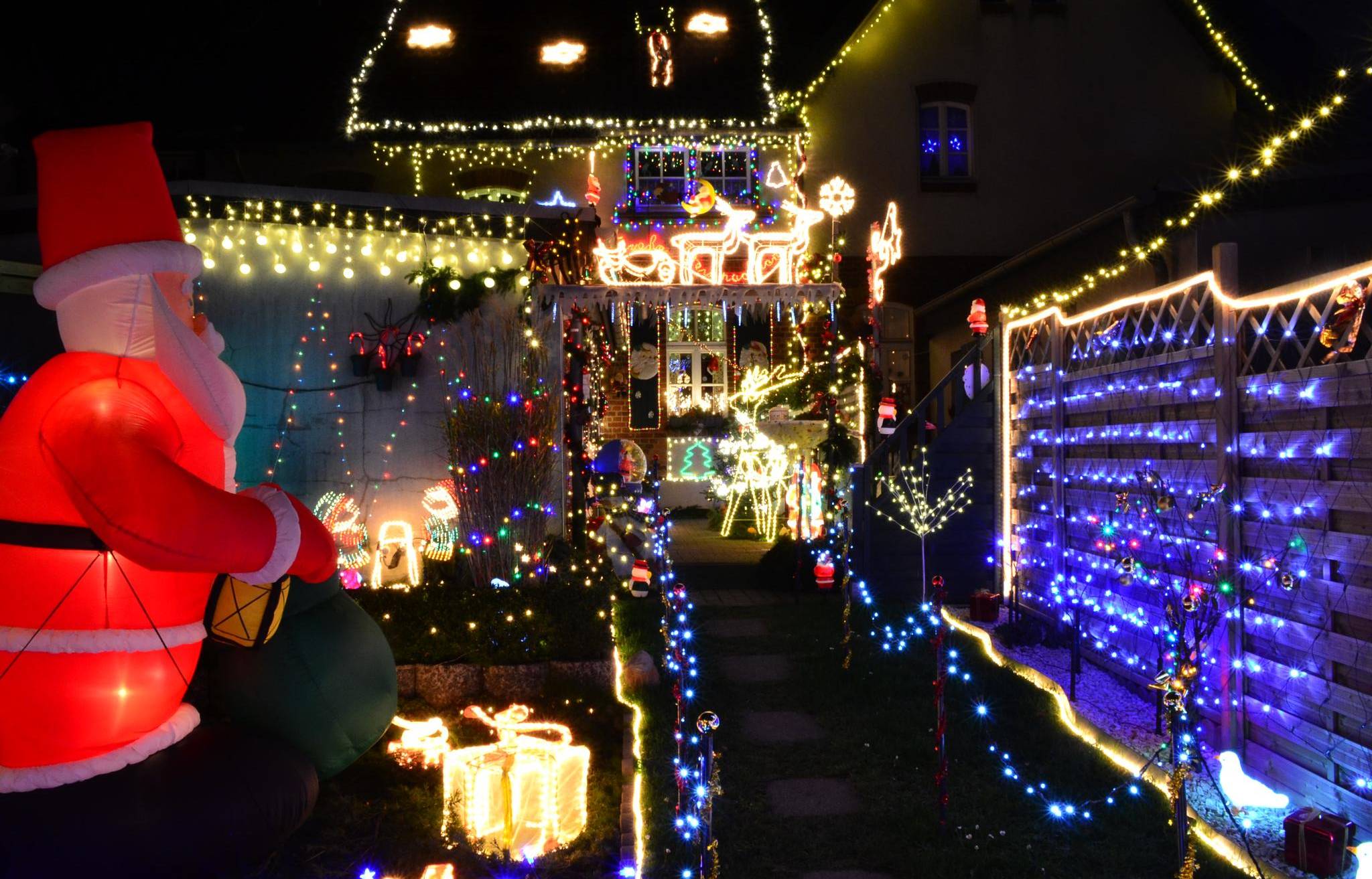 Blick aus dem Garten Richtung...