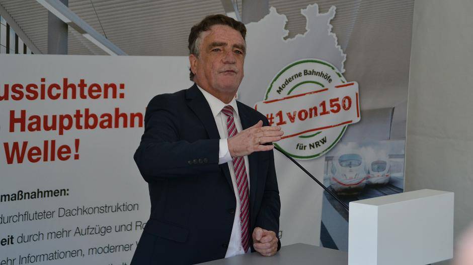 Wünscht sich eine "Willkommenskultur für Bagger": Mike...