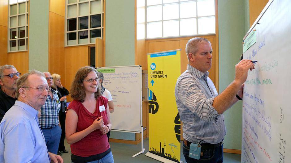 Ideensammeln für ein positiveres Image der Stadt Duisburg.