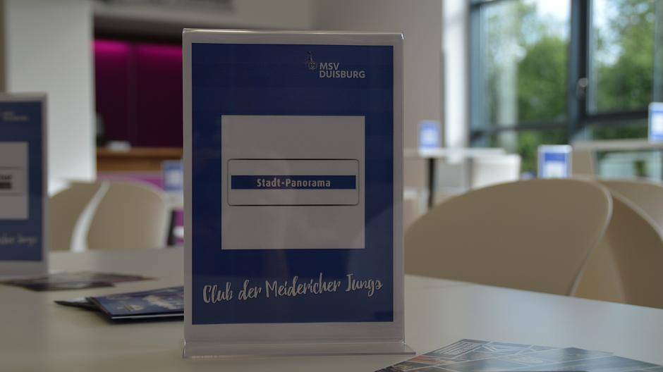 Wir haben auch unseren Tisch im Club der Meidericher...