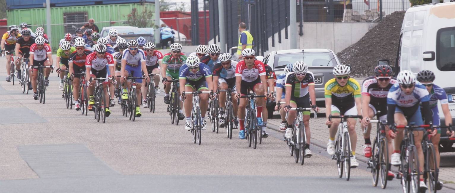 Radrenntag im Gewerbegebiet