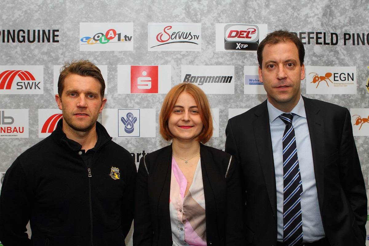  Katharina Schneider-Bodien wechselt aus der Pressestelle des Ligakonkurrenten Düsseldorfer EG nach Krefeld und übernimmt dort ab sofort die Aufgaben als Pressesprecherin / Leitung Öffentlichkeitsarbeit. 