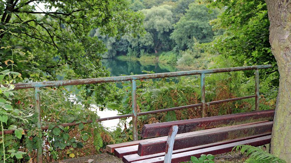  Eine Aussichtsplattform mit Sitzmöglichkeiten könnte vor dem Schwafheimer Seniorenzentrum entstehen. 