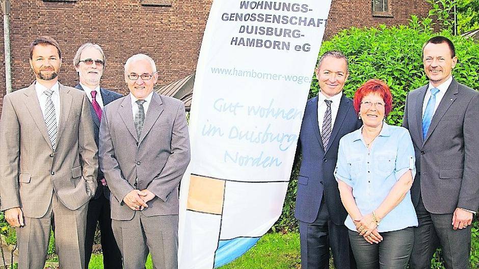 Sie genießen das Vertrauen der Mitglieder: Technischer Vorstand Axel Kocar, die wiedergewählten Aufsichtsratsmitglieder Wolfgang Wieland und Karl Seidl, Kaufmännischer Vorstand Thomas Stoy, die wiedergewählte Aufsichtsrätin Ilona Meisner und Aufsichtsratsvorsitzender Thomas Diederichs (v.l.).