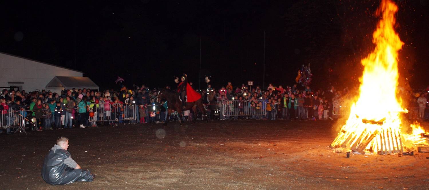 Sonntag, 6. November: St. Martin reitet wieder durch den Neumühler Iltispark