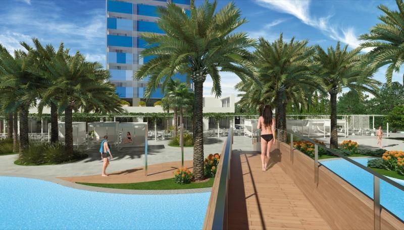  Gepflegte Gartenanlagen, große Pool-Landschaft, jede Menge Raum zum Entspannen für Groß und Klein - das verspricht das ab Mai 2015 komplett renovierte ****Hotel Chillout Tonga Suites in Can Picafort auf Mallorca. 