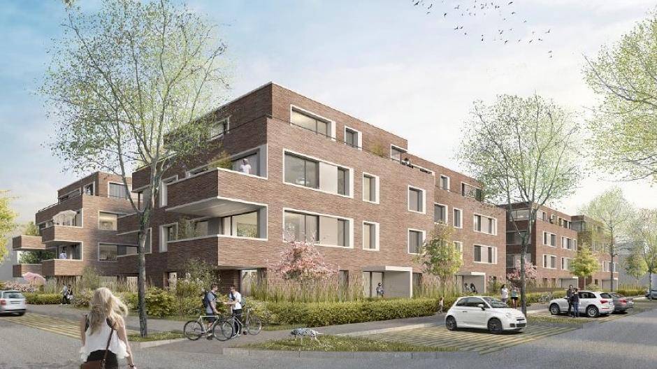  Platz 1: Der Entwurf von HPP. Es geht um die Bebauung des Abschnitts Herbertzstraße 75-119. 