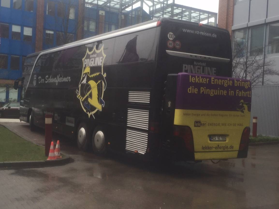 Die Krefeld Pinguine treten heute Abend (19.30 Uhr) bei den Hamburg Freezers an: "Wollen auch Hamburg ärgern"