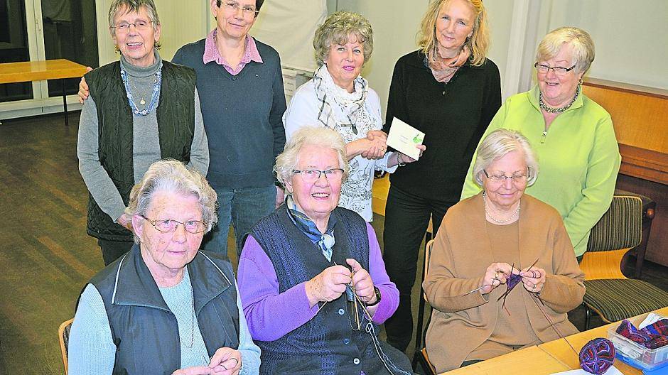 Fleißig: 1300 Euro „zusammengestrickt“