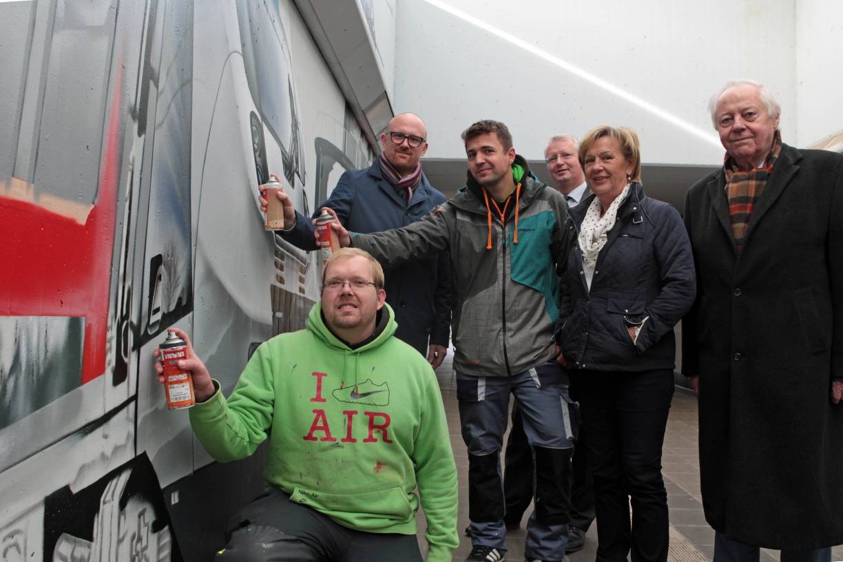 Mit Gaffiti gegen Schmiererei