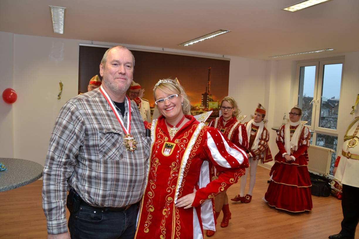 Und dann gab es Orden: Volker Wieczorek bekam ihn von Pagin...