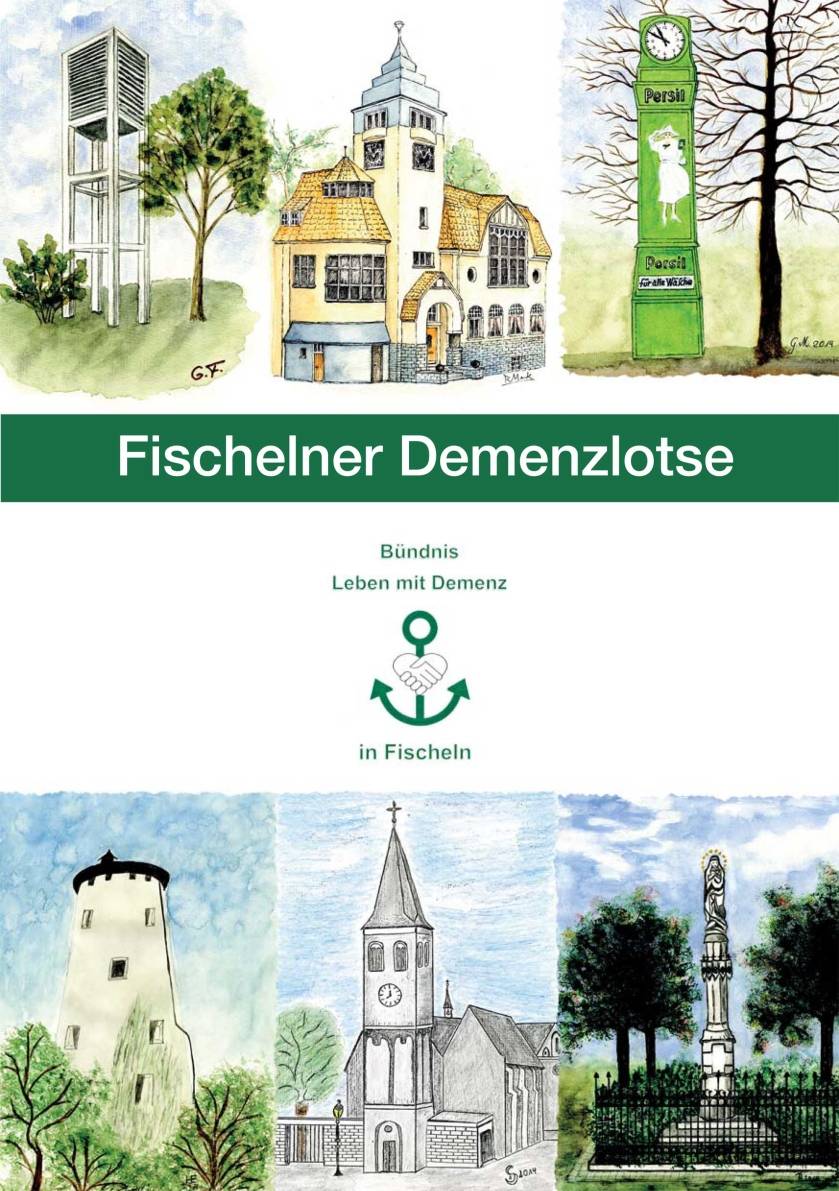  Das Titelbild der Broschüre: „Leben mit Demenz in Fischeln“.  