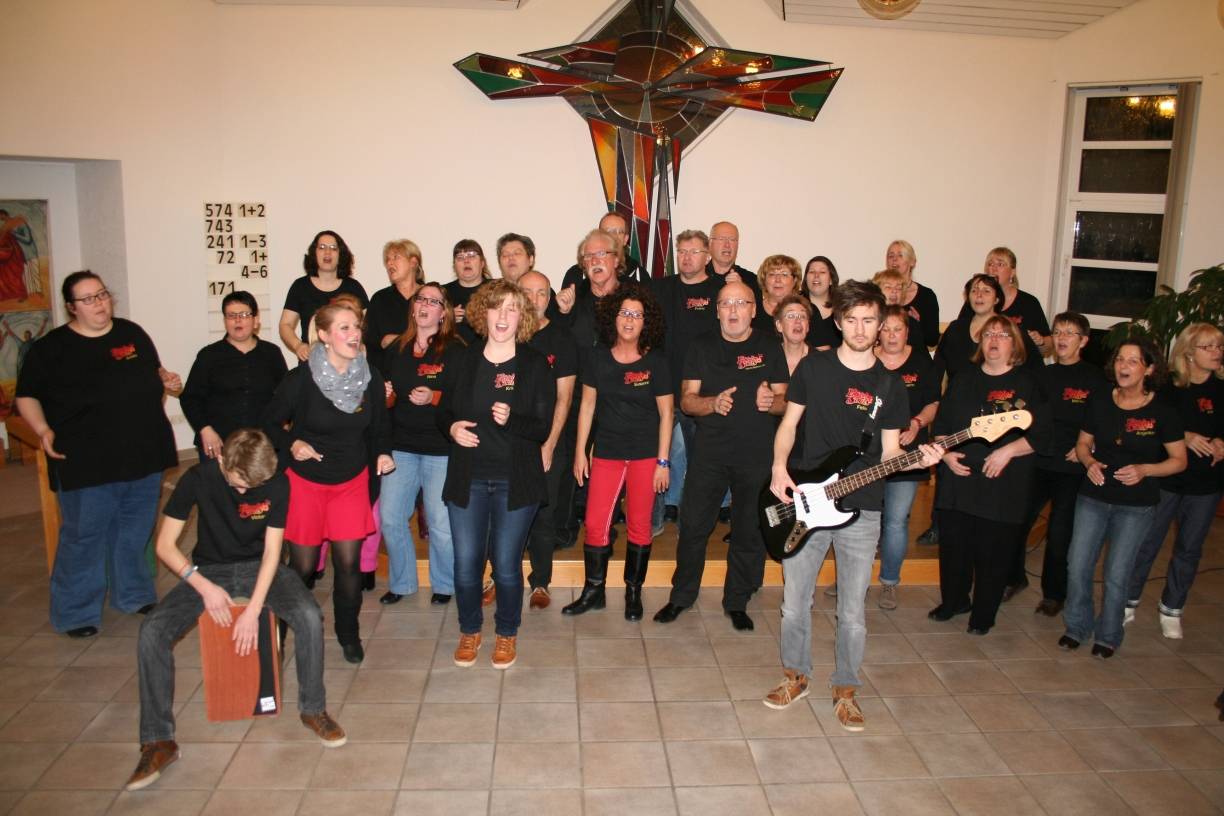  Da ist Bewegung drin! Die Lightning Souls gaben der Redakteurin ein kleines "Privatkonzert". "Gefällt mir!" 