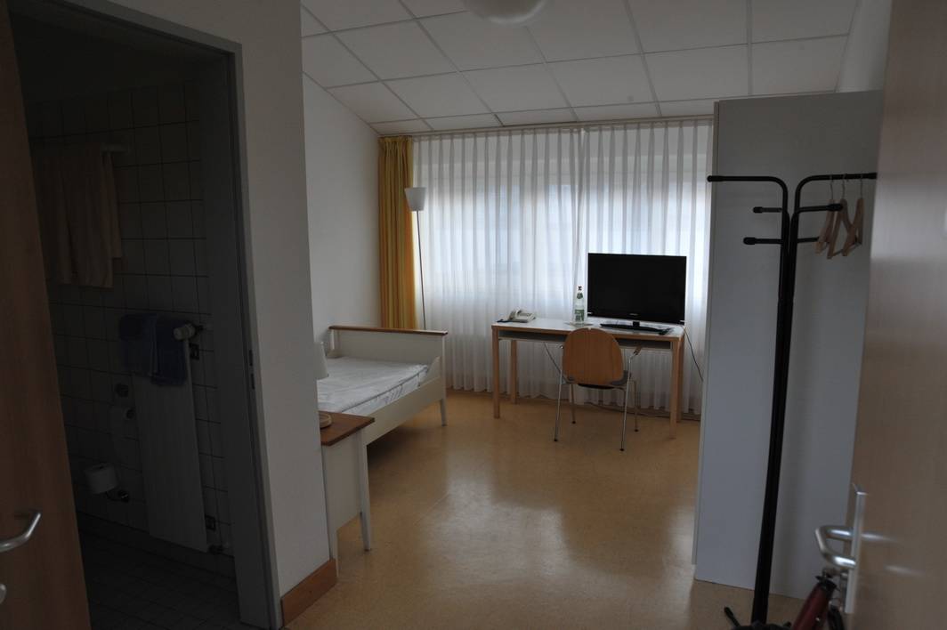 In den Gästezimmern können Angehörige übernachten, um die letzten Stunden eines geliebten Menschen zu begleiten.