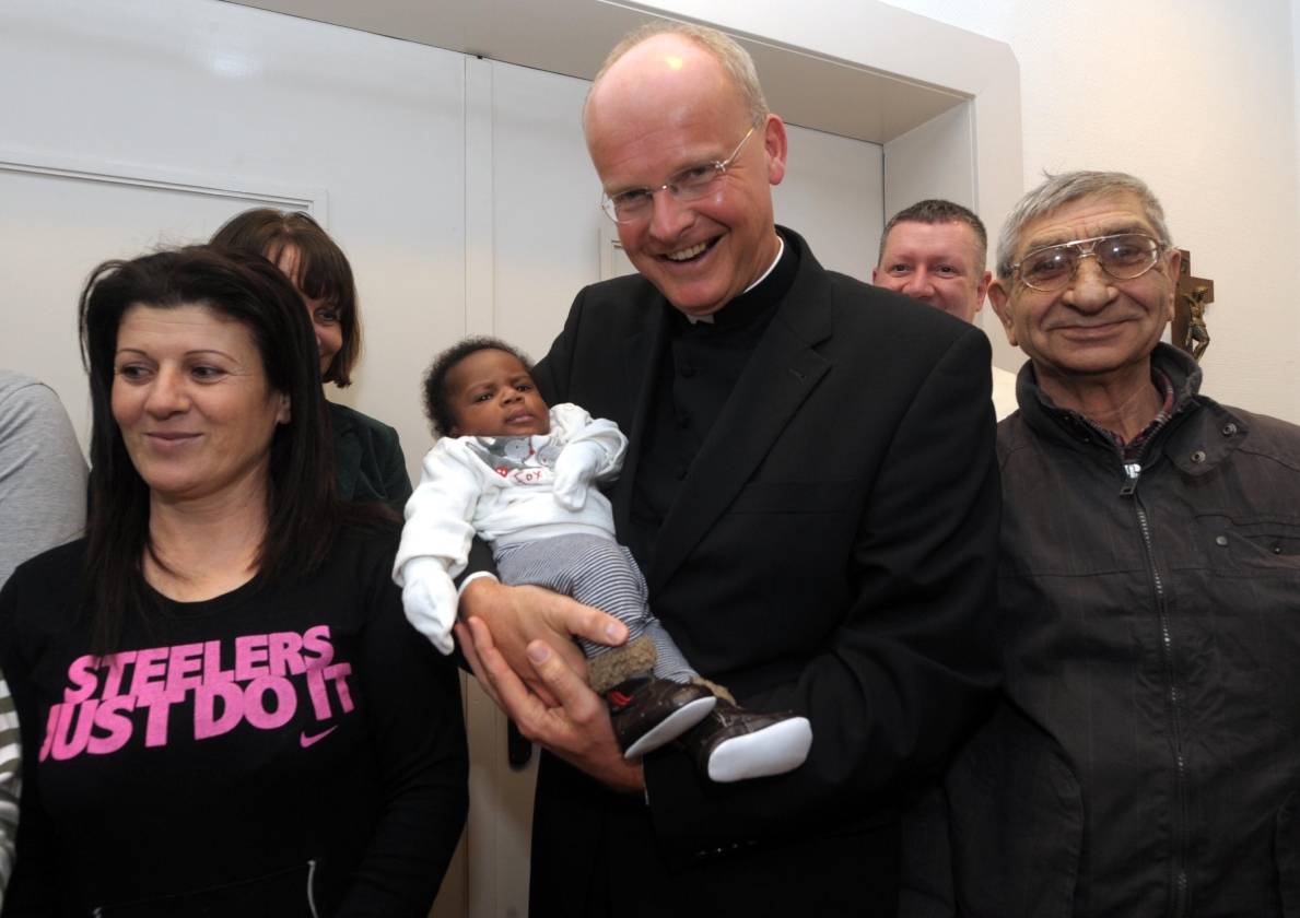 Mit offenen Armen empfangen