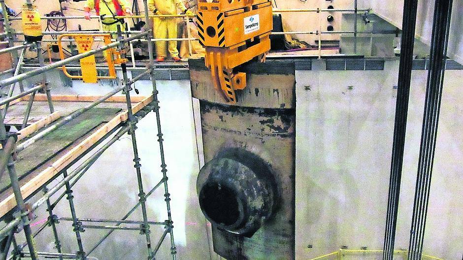 Rückbau des Atomkraftwerks Zion in den USA durch Spezialisten von Siempelkamp.