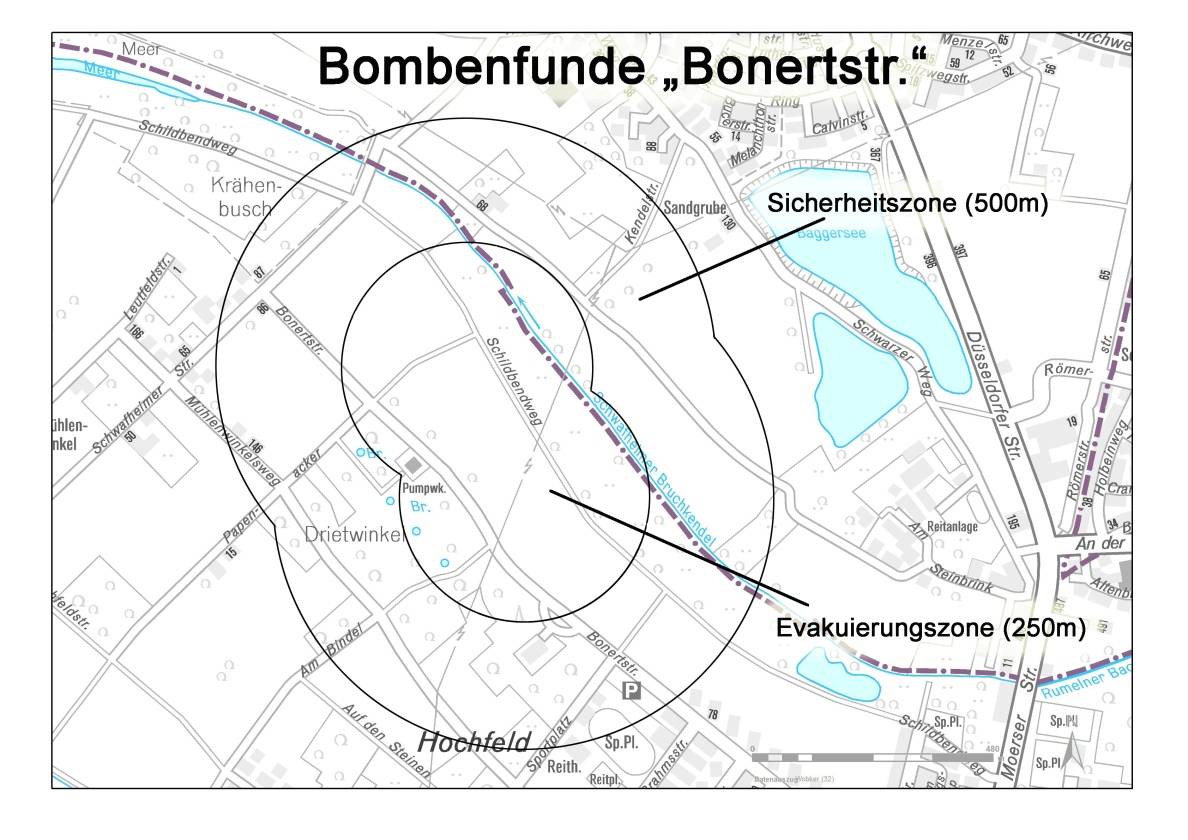 Vier Bomben in Rumeln