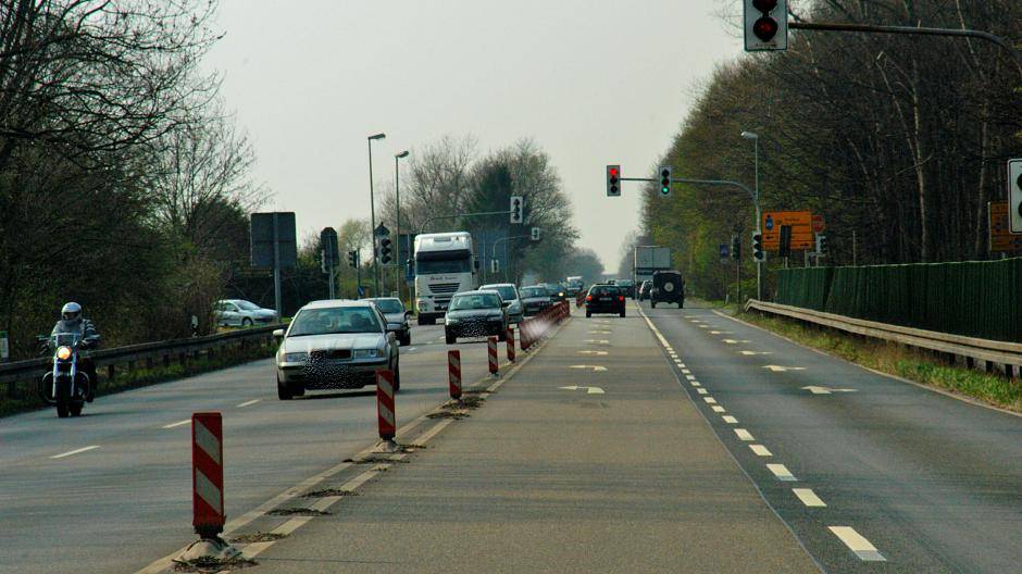 In diesem Bereich der B 288 wird ab heute geblitzt.