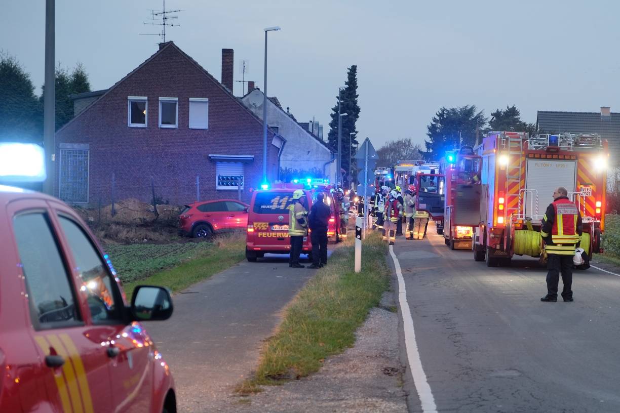 Gas-Heizgerät verursacht Brand