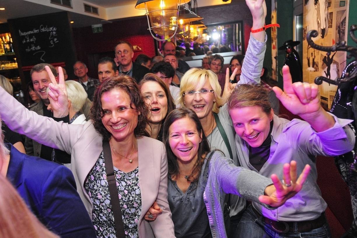 Ausgelassene Stimmung herrschte am Wochenende in Moers.