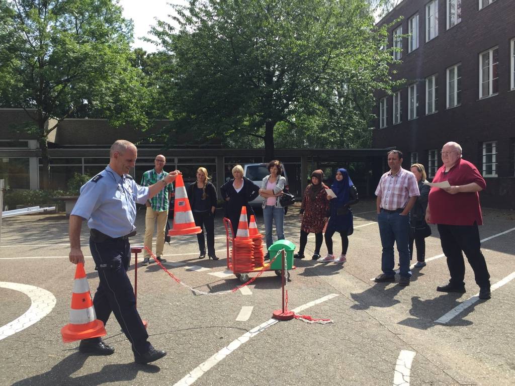 Radel-Training für Flüchtlinge