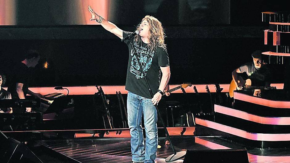 Fühlt sich auf der Bühne wie zu Hause: Michael Bormann rockt, was das Zeug hält.