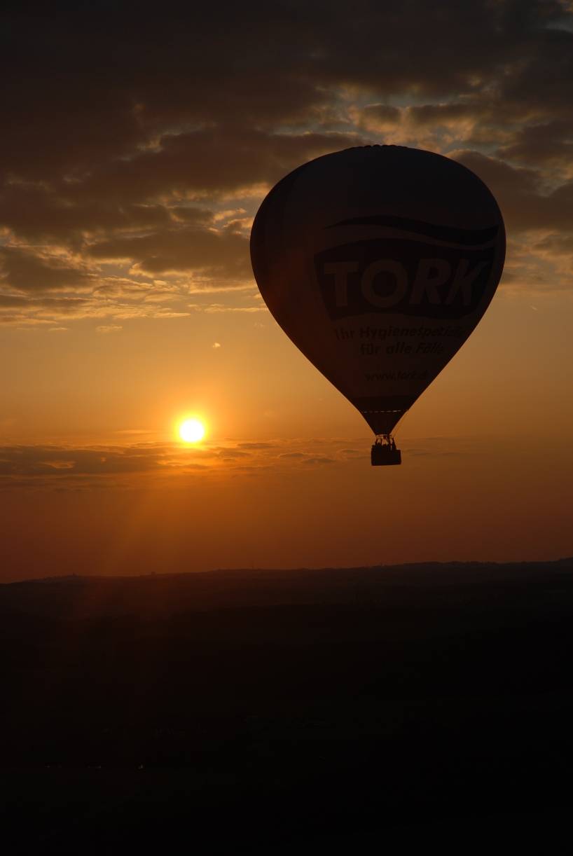 2. Grefrather Ballontage:Atemberaubender Blick über den Niederrhein