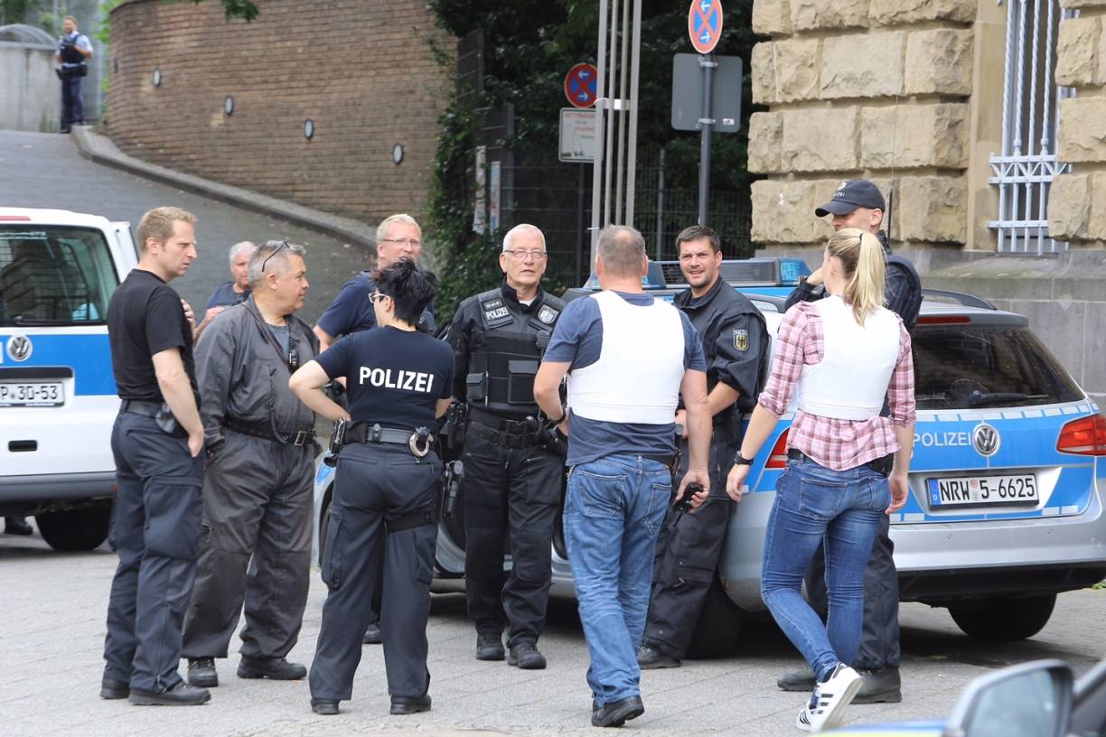 Bombendrohung in Krefeld