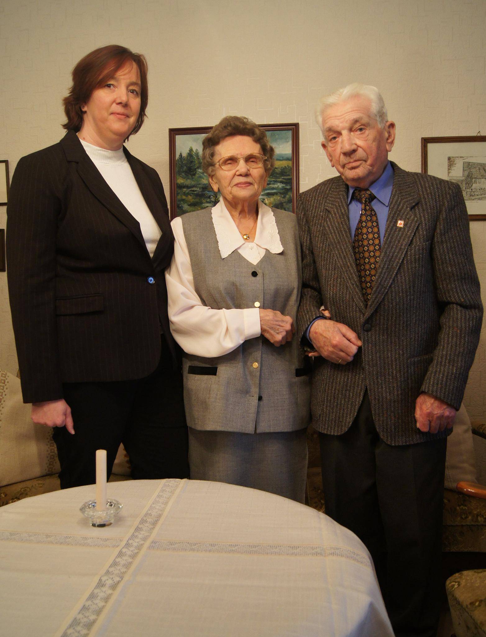 Claudia Wilps, stellvertretende Bürgermeisterin, überbrachte die Glückwünsche der Stadt.