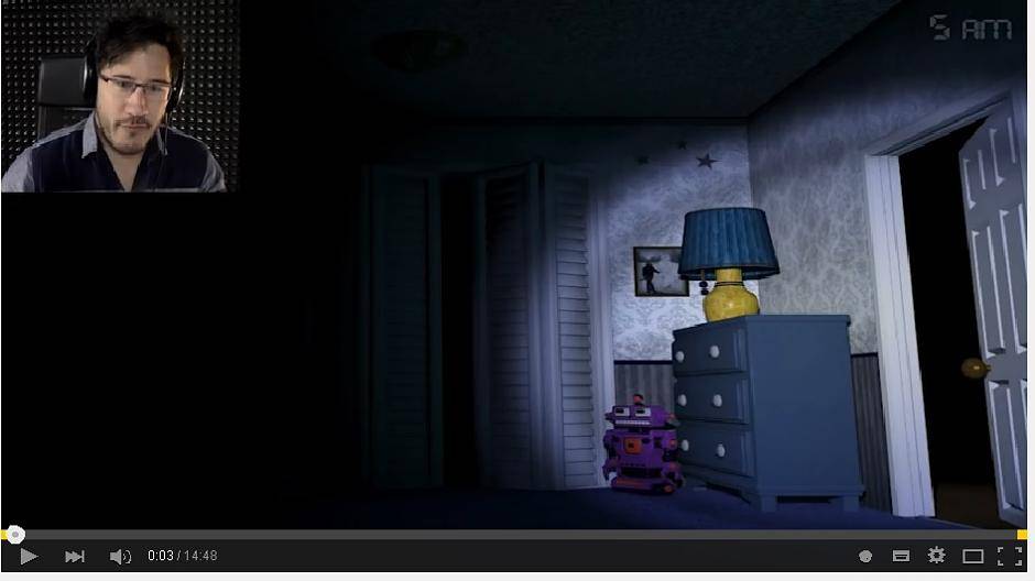 Platz 15: Five Nights at Freddy's 4Ein Spiel, von dem ich vor YouTube noch nichts...