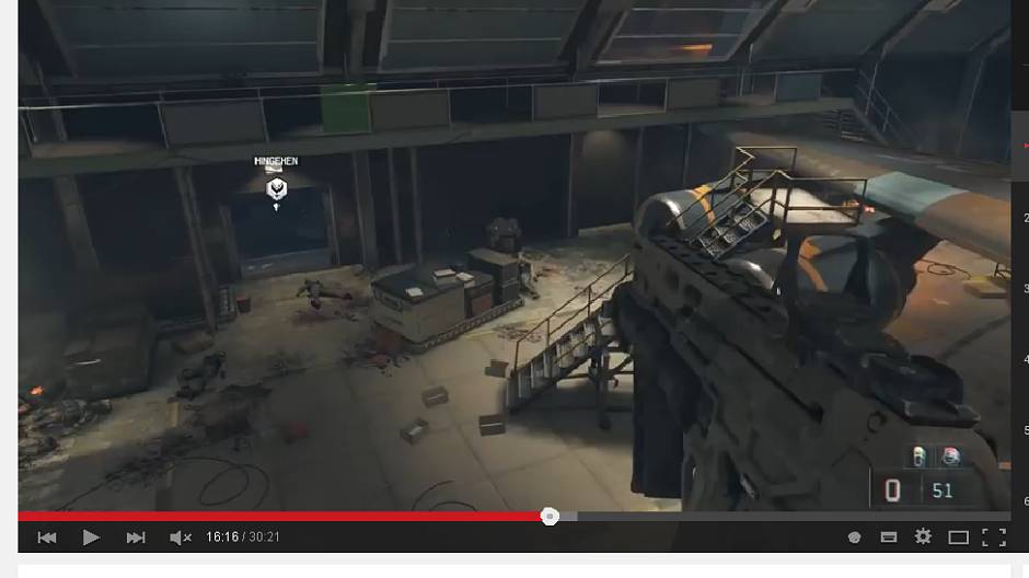 Platz 3: Call of Duty: Black Ops 3Bei mir auf Rang drei und bei YouTube...