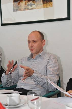  Breitensportkoordinator Christoph Gehrt-Butry betonte, dass das Integrationskonzept von diversen Vereine sehr gut angenommen wird. Viele Flüchtlinge sind zum Teil schon im „normalen Vereinsleben“ integriert. 