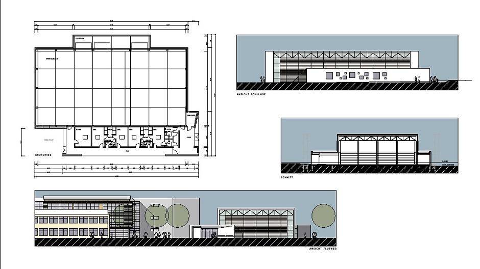 Neue Sporthalle am Krupp-Gymnasium