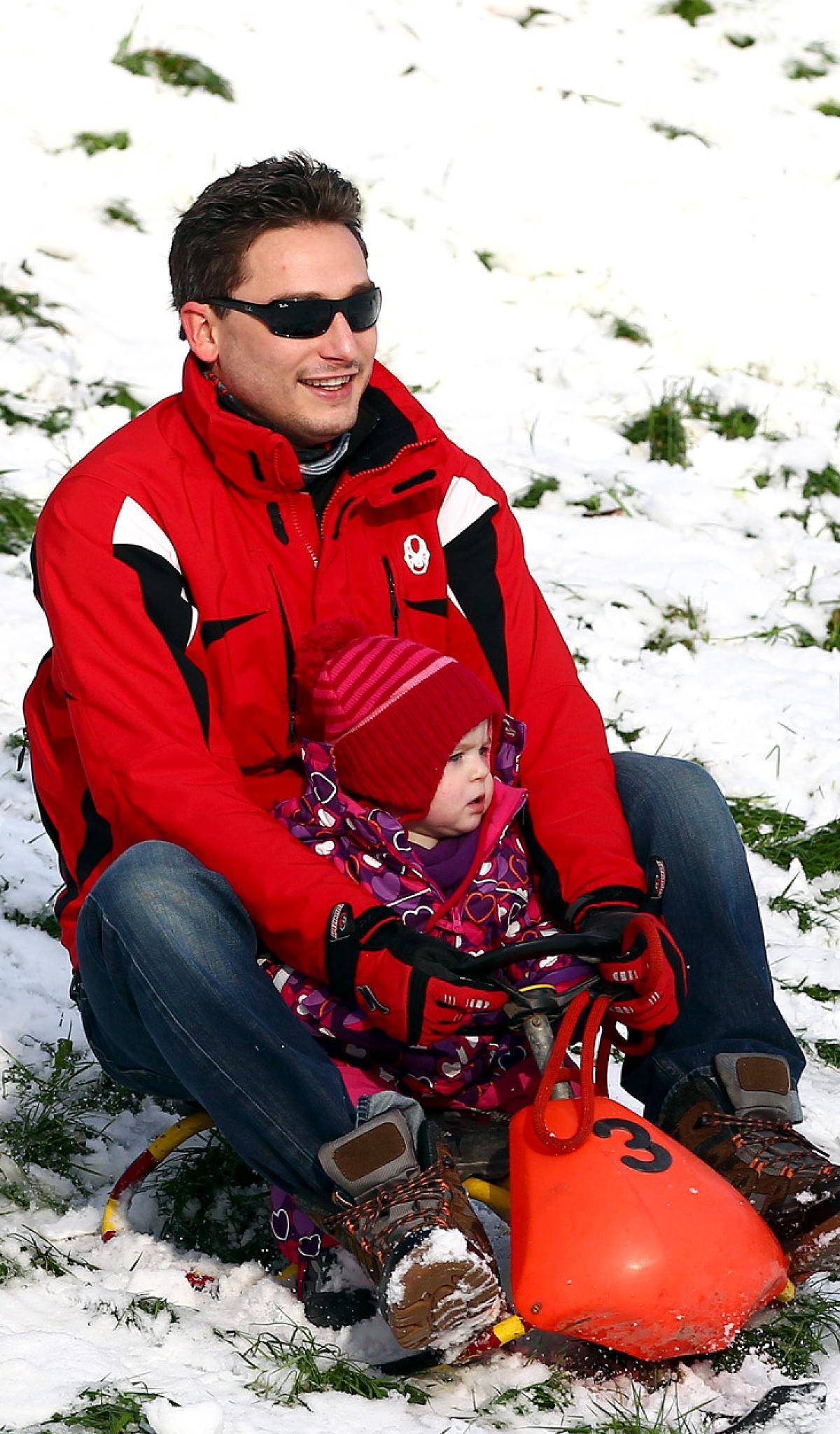 Schlitten fahren und Rodel gut im Revierpark...