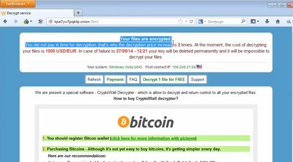 Schadsoftware Cryptowall verschlüsselt ganze Festplatten