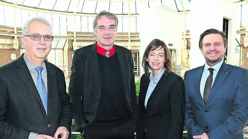  Bei der Pressekonferenz der Arbeitsagentur (v.l.): Hartmut Schmitz, Ralf Köpke, Evelyn Schotten und Arbeitsagentur-Leiter Ingo Zielonkowsky. Foto: Foto 