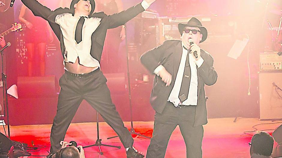 Die Black Brothers Bernhard Halen und Jochen Contzen in Aktion.