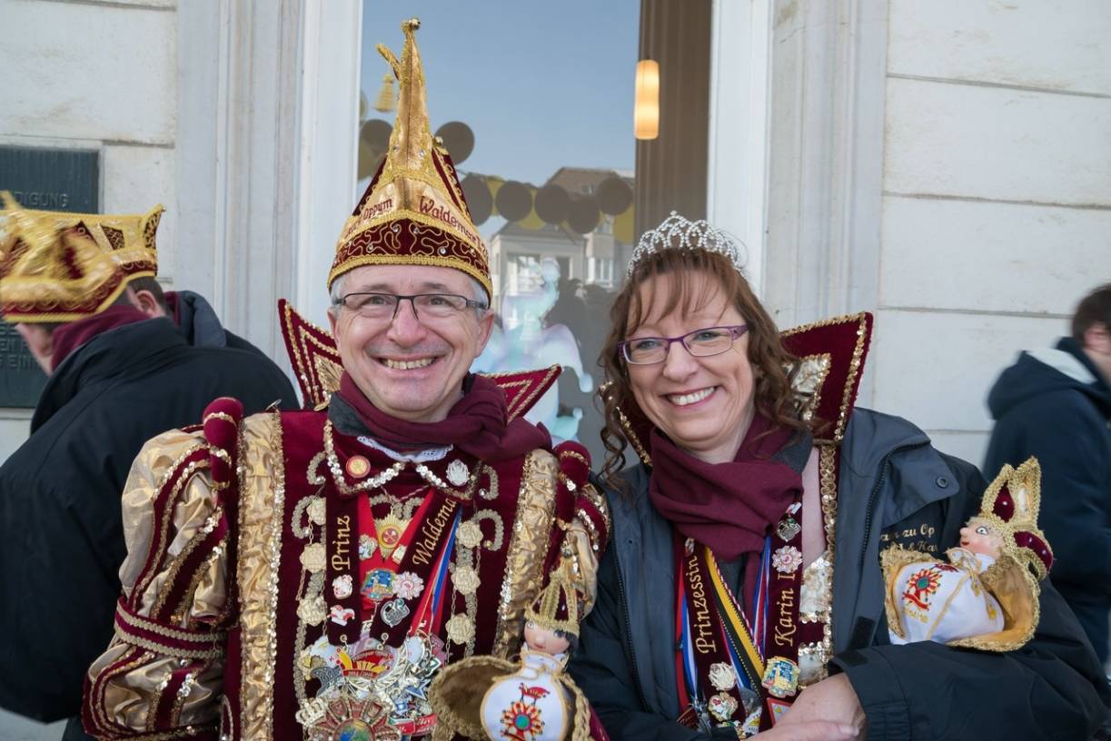 Ein glückliches Prinzenpaar...