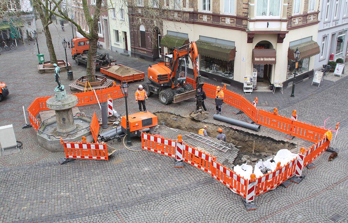 Umbau der Judenstraße hat begonnen