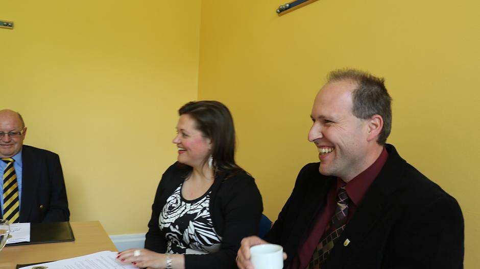 Beim ersten Pressetermin im Krefelder Hof wurde viel...