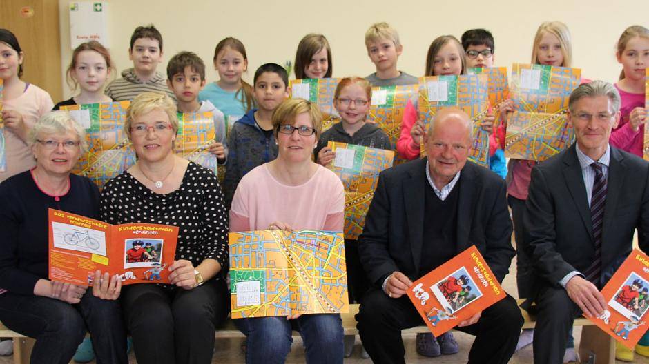 Ein bunter Stadtplan eigens für Kinder