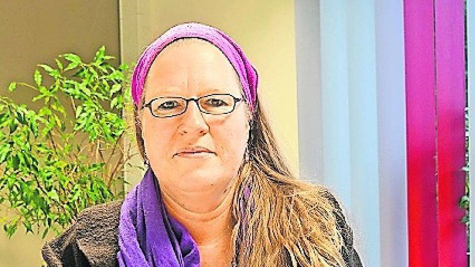 Diana Drechsler beim Besuch in der Extra-Tipp-Redaktion.