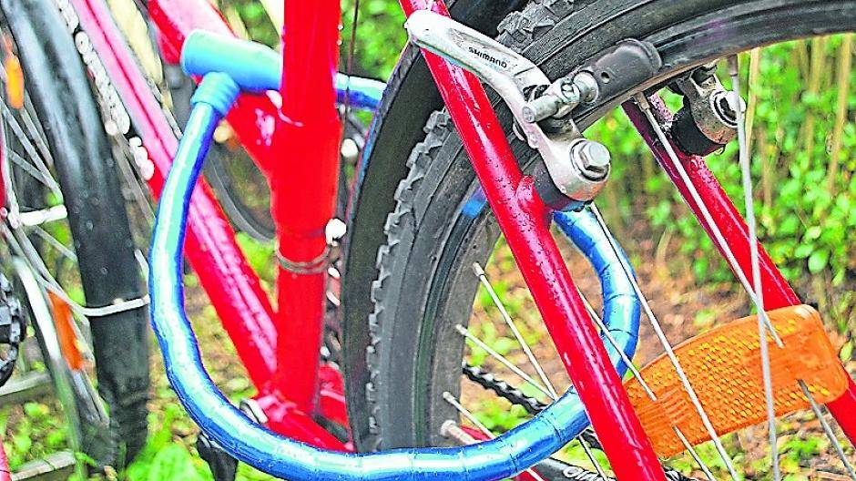 Auch wenn die Besorgung nur kurz ist, das Fahrrad bitte immer sorgfältig abschließen.