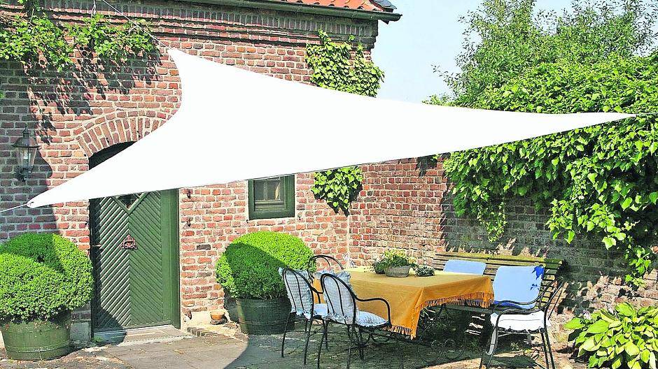 Sonnensegel lassen sich den jeweiligen individuellen Bedürfnissen anpassen.